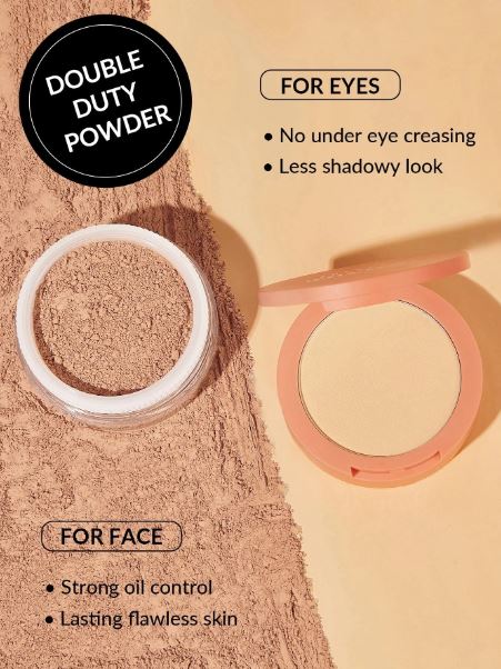 SHEGLAM - Insta-Ready Face & Under Eye Setting Powder DUO - TOASTED ALMOND