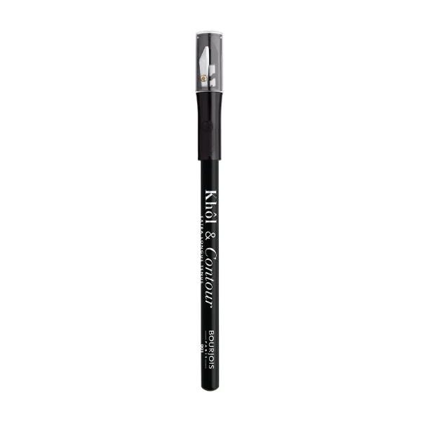 BOURJOIS PARIS 2 in 1 Khol Contour Eye Liner Pencil With Sharpener - 001 NOIR